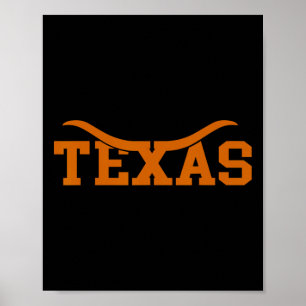 Proud Texas Designs Uni Adults Poster