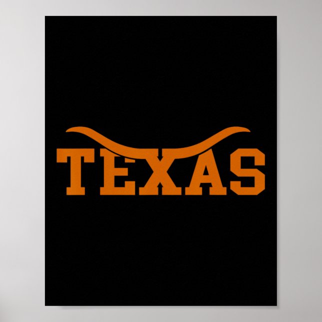 Proud Texas Designs Uni Adults  Poster (Front)