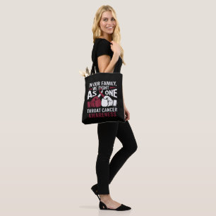 Proud Throat Cancer Survivor Inspirational Tote Bag
