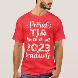 Proud tia of a 2023 graduate for family graduation T-Shirt
