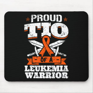 Proud Tio Of A Leukaemia Warrior Uncle Awareness B Mouse Mat