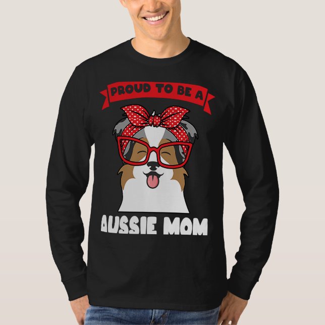 proud to be a aussie mum aussie mum T-Shirt (Front)