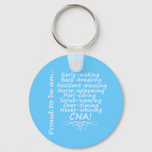 Proud to be a CNA Key Ring