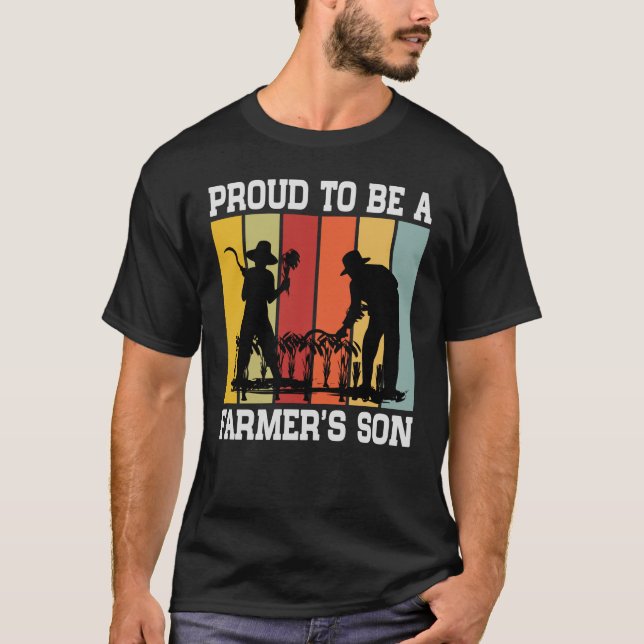 Proud To Be A Farmer's Son T-Shirt (Front)