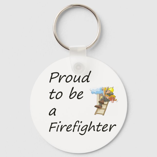 proud to be a firefighter copy key ring (Front)