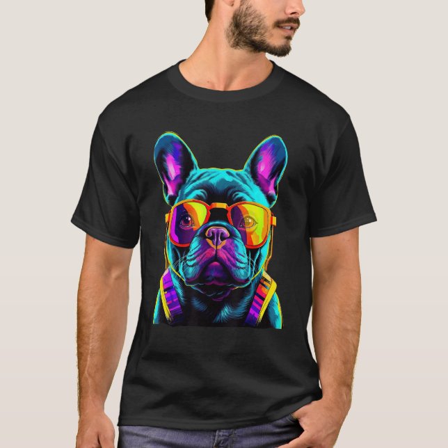 Proud To Be A Frenchie Lover T-Shirt (Front)