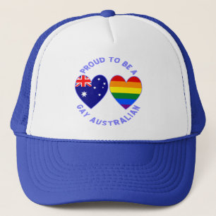Proud to be a Gay Australian Trucker Hat