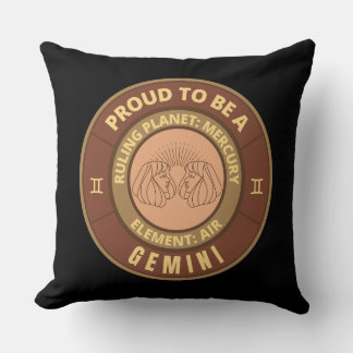 Proud to be a Gemini Cushion