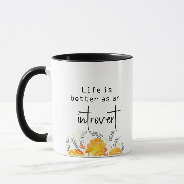  Proud to be a introvert! Mug (Left)