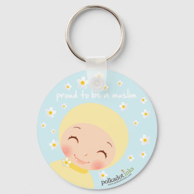 Proud to be a Muslim Key Chain (Front)