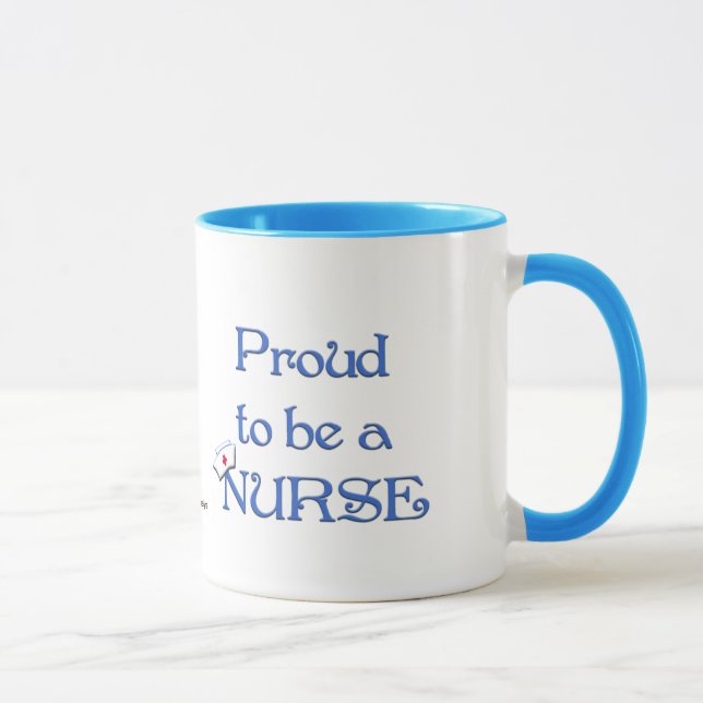 Proud to be a nurse/with cap mug (Right)