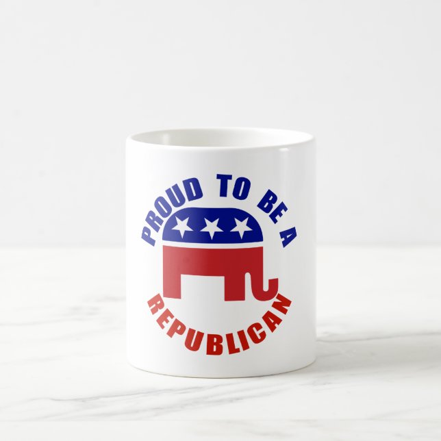 Proud To Be A Republican Original Coffee Mug (Center)