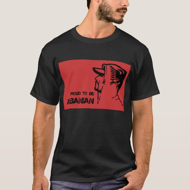 Proud To Be Albanian T-Shirt (Front)