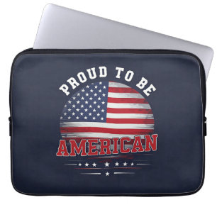 Proud to be American  Laptop Sleeve
