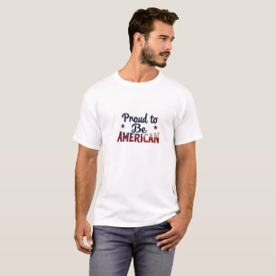 Proud to Be American Vintage USA T-Shirt Design