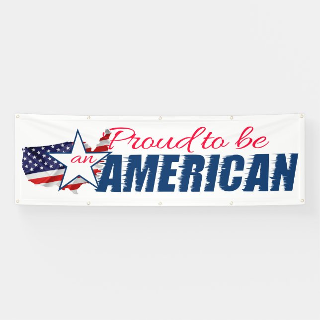 Proud to be an American Banner (Horizontal)