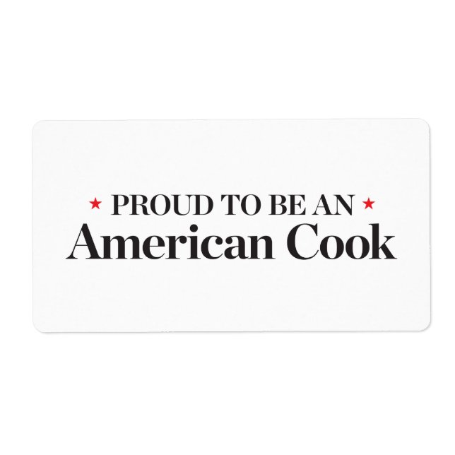 Proud to be an American Cook (Front)