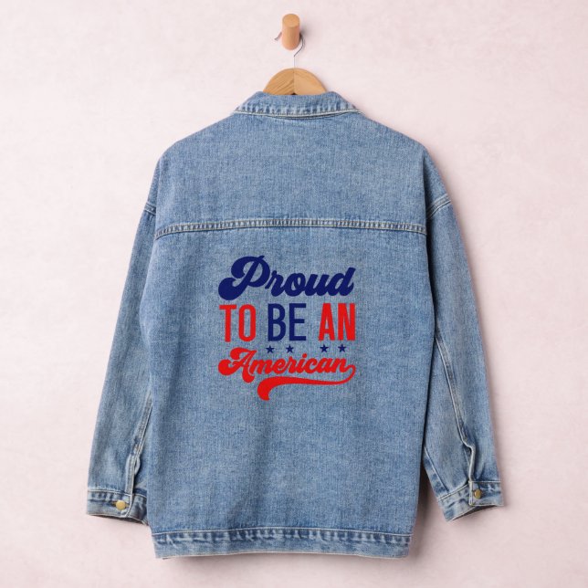 Proud to Be an American Denim Jacket (Hangar)