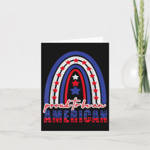 Proud To Be An American Funny Memorial Day Card