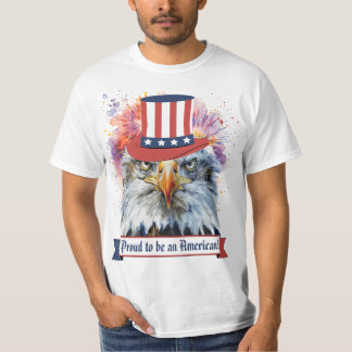 "Proud to be an American!" Men's  T-Shirt
