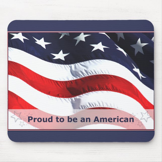 Proud to Be an American Mousepad (Front)