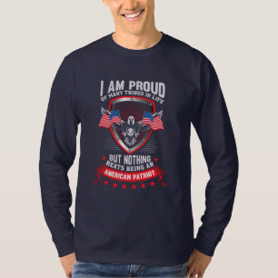 Proud to be An American Patriot Mens Long Sleeve T-Shirt