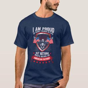 Proud to be An American Patriot Mens T-Shirt