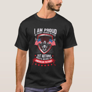 Proud to be An American Patriot Mens T-Shirt