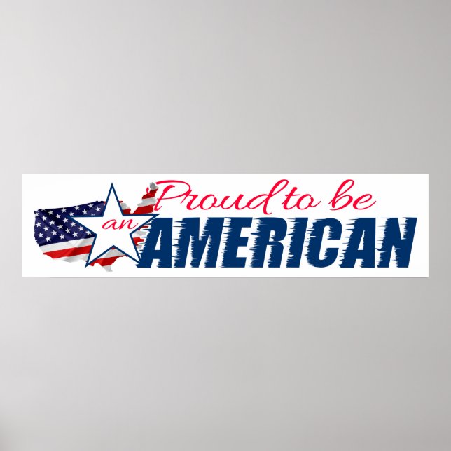 Proud to be an American Poster (Front)