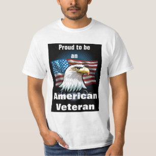 Proud to be an American Veteran T-Shirt