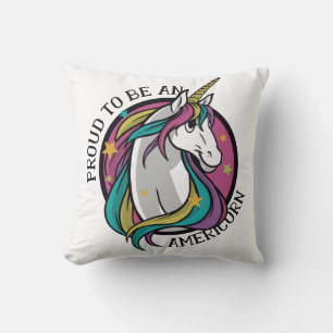Proud to be an Americorn Cushion