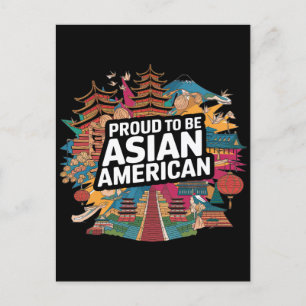 Proud to be an Asian America Postcard