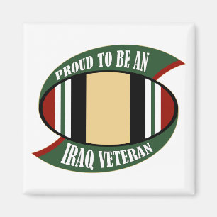 Proud To Be An Iraq Veteran Magnet
