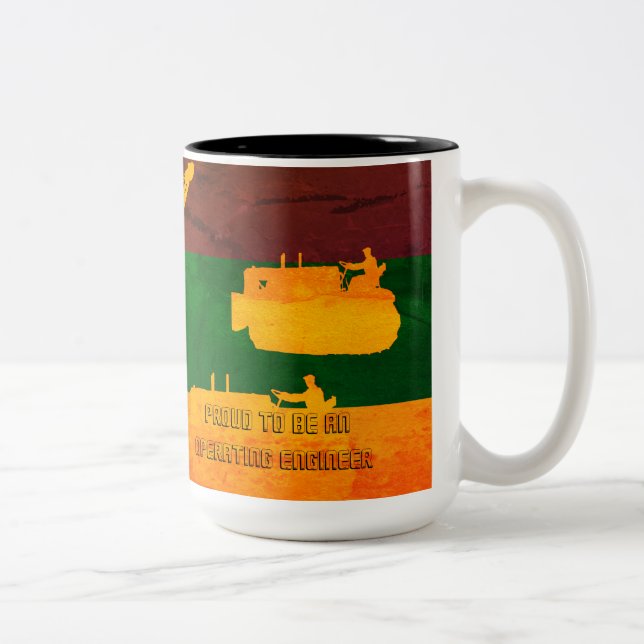 Proud to Be an Operating Engineer COLORFUL MUG (Right)