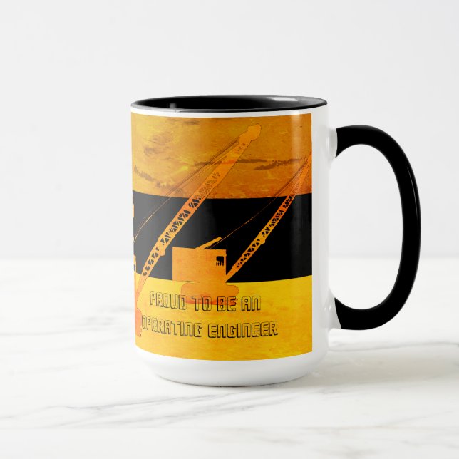 Proud to Be an Operating Engineer COLORFUL MUG (Right)