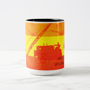 Proud to Be an Operating Engineer Southwest Colour Two-Tone Coffee Mug