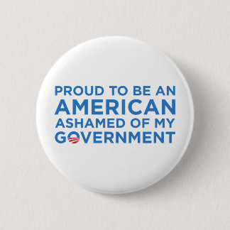 Proud to be and American 6 Cm Round Badge