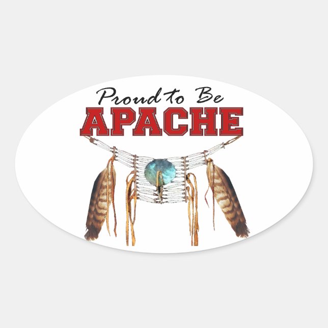 Proud to be Apache Sticker (Front)