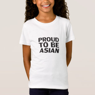 Proud to be Asian, black white kids T-Shirt