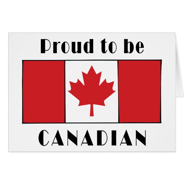 Proud To Be Canadian (Front Horizontal)