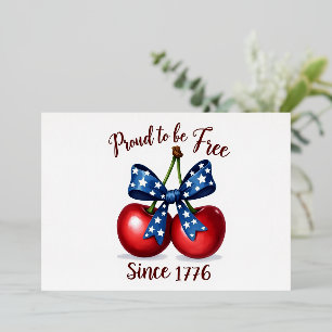 Proud to Be Free Cherry Invite