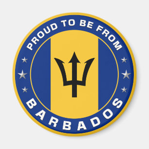 Proud To Be From Barbados Magnet