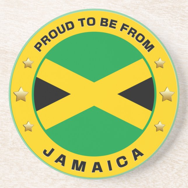 Proud To Be From Jamaica Coaster (Front)