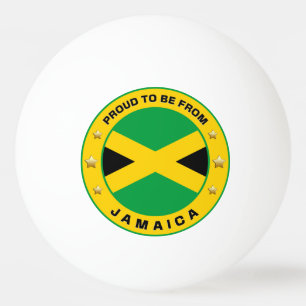 Proud To Be From Jamaica Ping Pong Ball