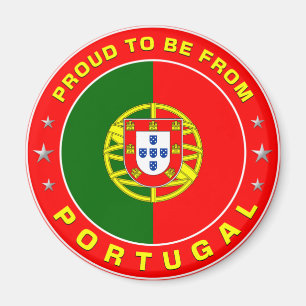 Proud To Be From Portugal Magnet