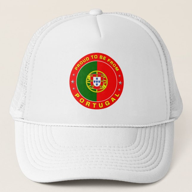 Proud To Be From Portugal Trucker Hat (Front)