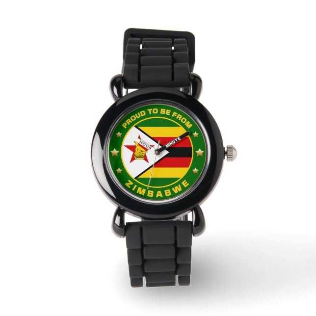 Proud To Be From Zimbabwe Watch (Front)
