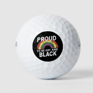 Proud To Be Gay And Black Pride Month 2025 Golf Balls
