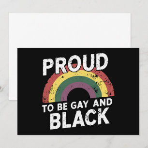 Proud To Be Gay And Black Pride Month 2025 Invitation