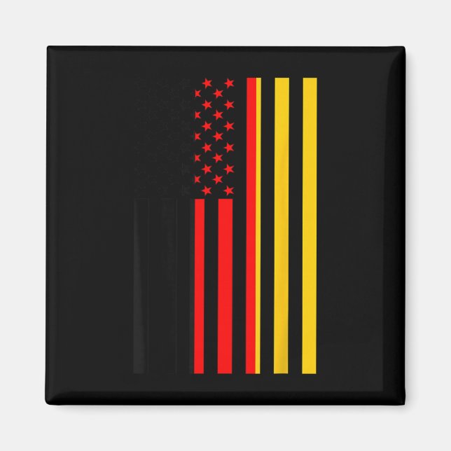 Proud To Be German American Boy Girl Sister German Magnet (Front)